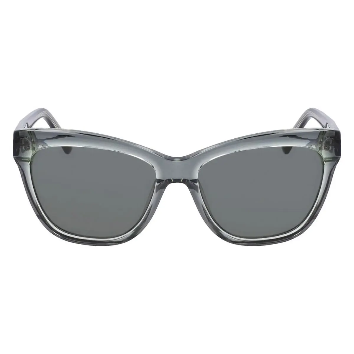 Dkny DK543S Sunglasses Women Sage Laminate Cat Eye 55mm