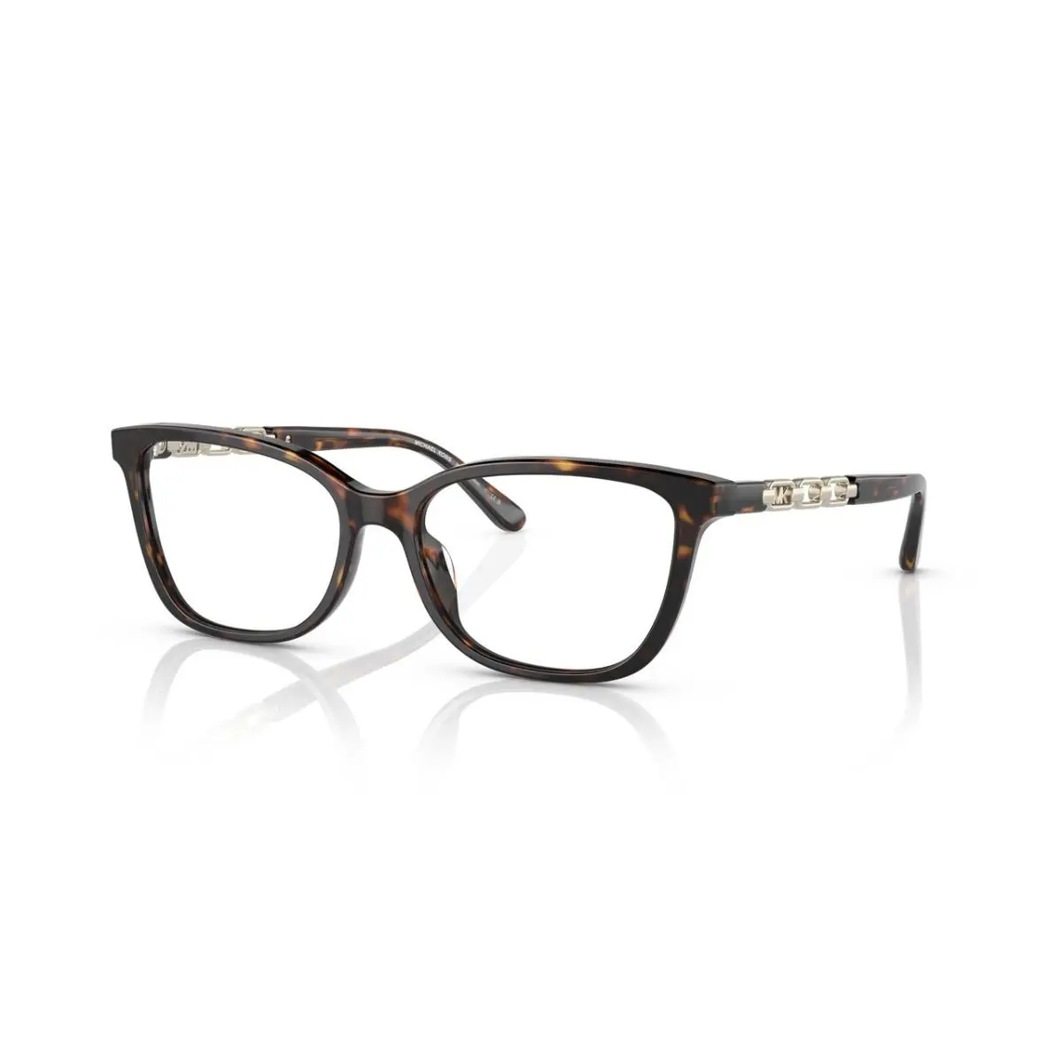 Michael Kors Rectangle Woman Eyeglasses MK4097 3006 52mm Dark Tortoise
