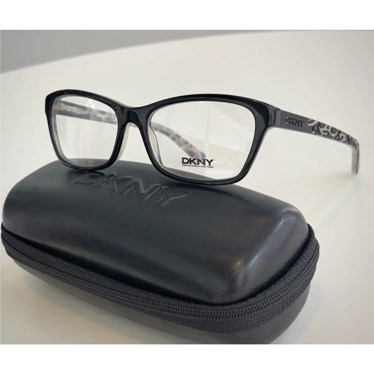 Dkny DY 4649 / 3582 Wayfarer w Floral Cut Eyeglasses Frames 53-16-140mm
