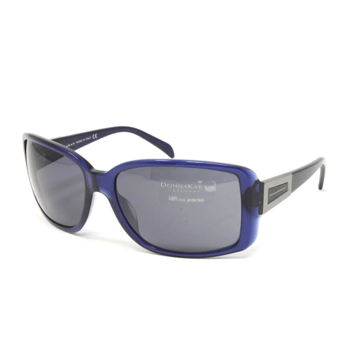 Donna Karan Sunglasses Women`s Plastic Square Crystal Blue DK1035/317287