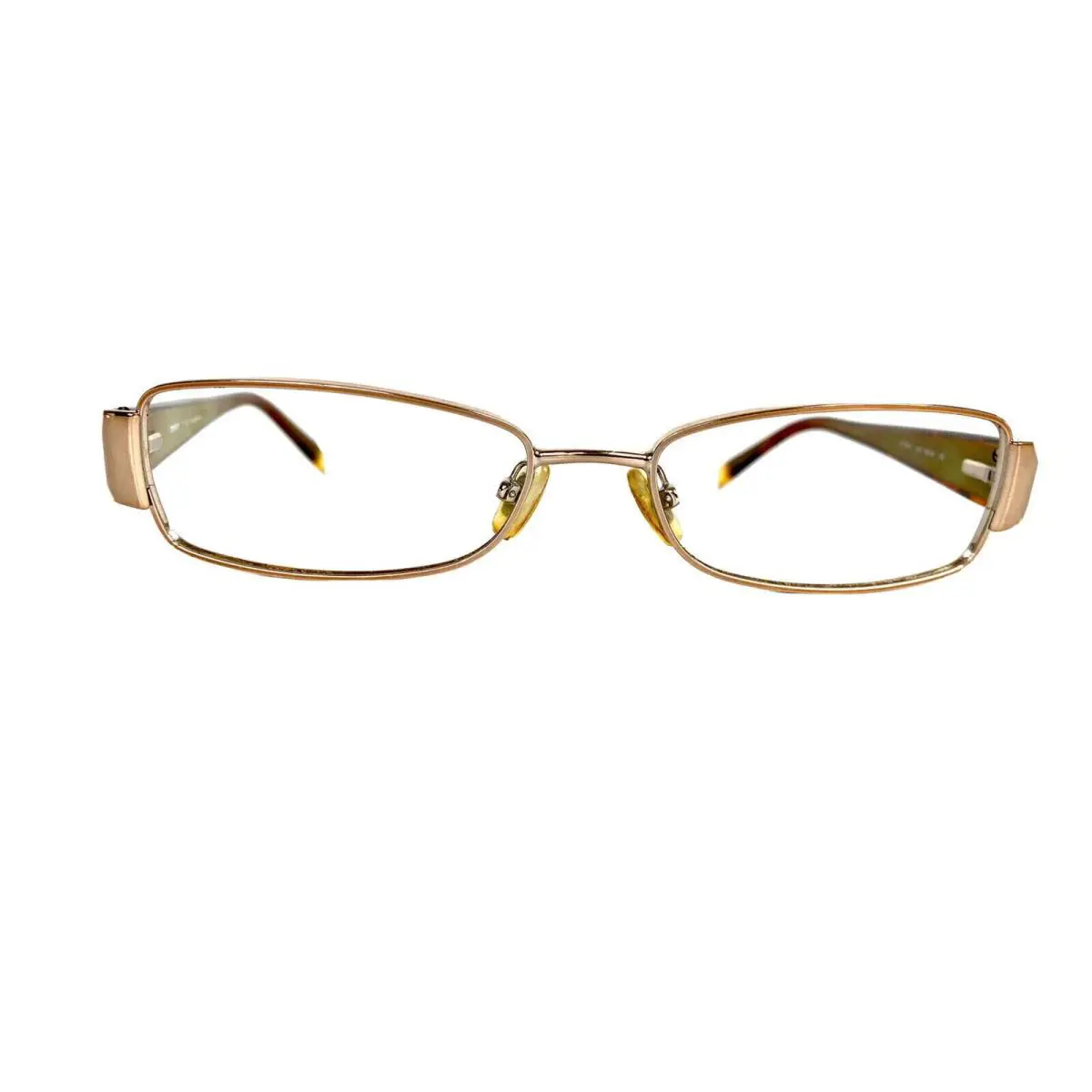 Dkny DY5566 1015 Gold Green Tortoise Metal Eyeglasses Frame 53-16-140 Nose Pad