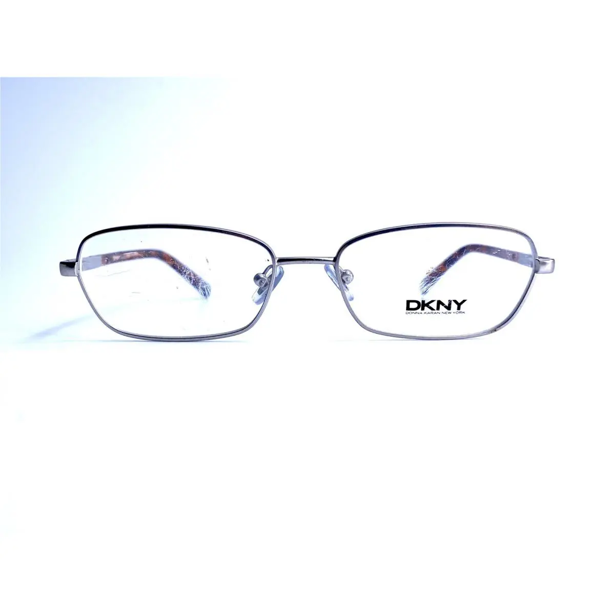 Dkny Silver Metal Rectangular Glasses Tortoise Temple DY5632 1029 51 16 135