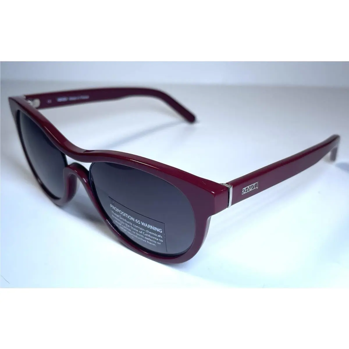 Dkny Kenzo Paris Burgundy Bordeaux Gradient Lens KZ 3215 Sunglasses + Case