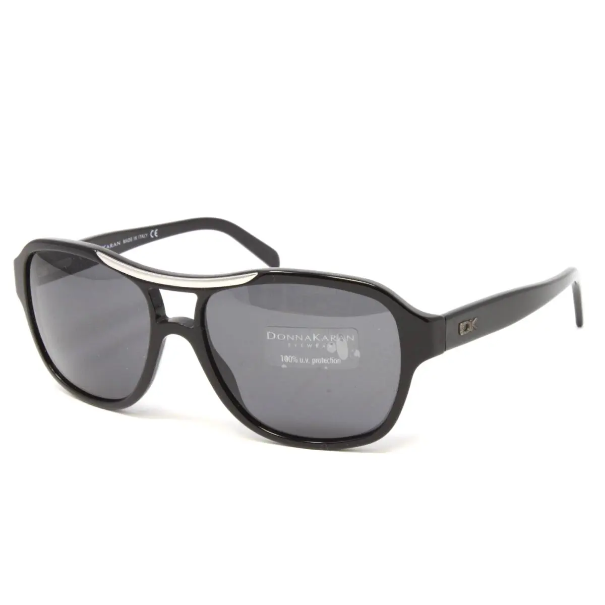 Donna Karan Sunglasses Unisex Pilot Black 56mm Grey Lens DK1028/324687