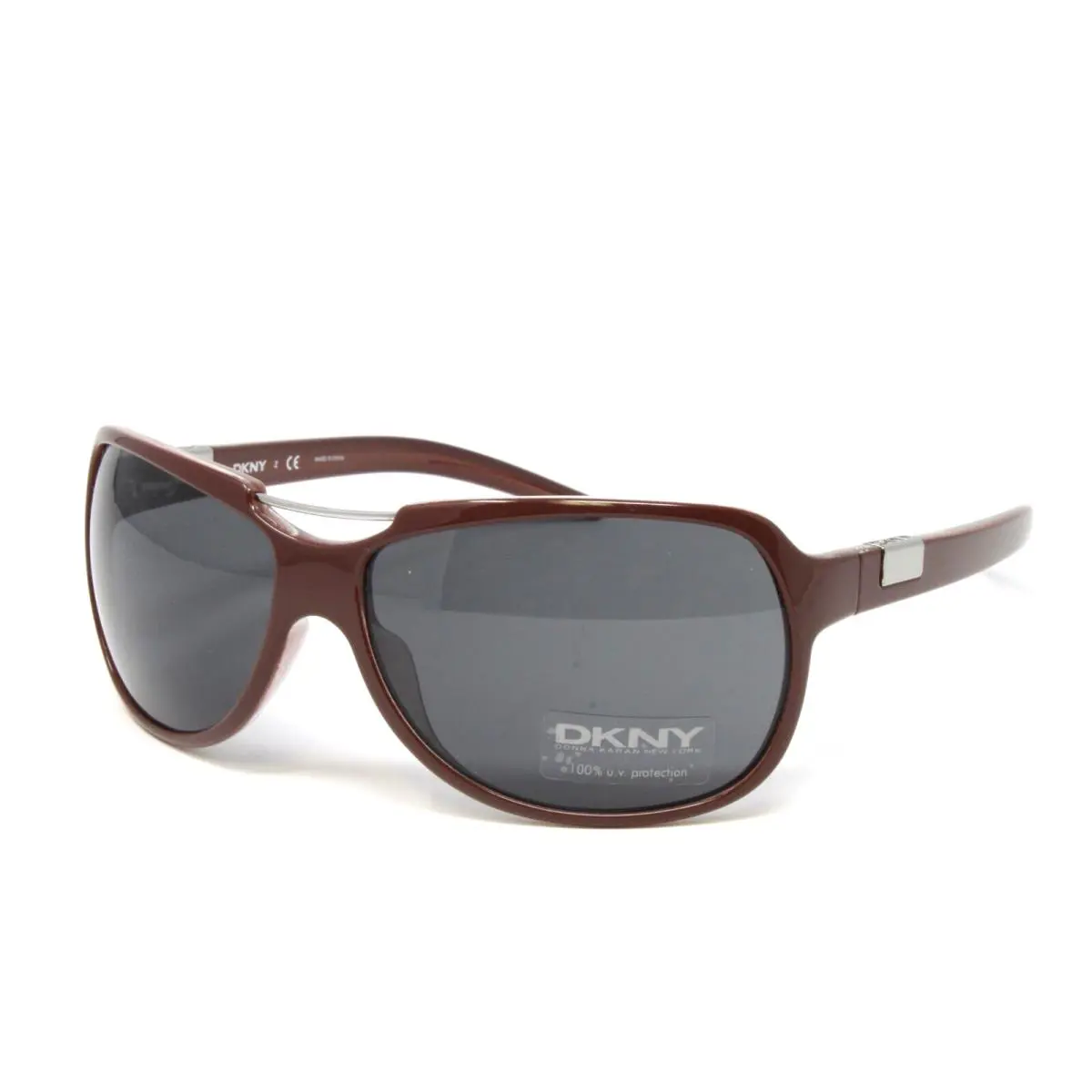 Dkny Sunglasses Women`s Aviator Plastic Brown 62mm Grey Lens DY4044/330887 by DKNY