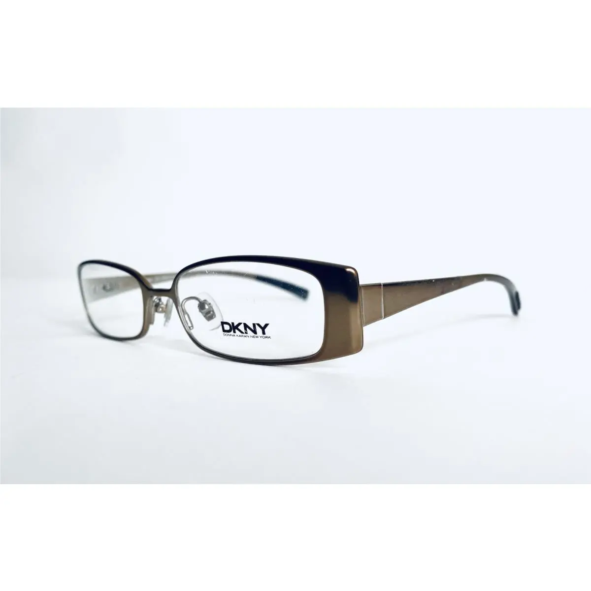 Dkny Gold Bronze Metal Rectangular Glasses DY5556 1104 51 16 130