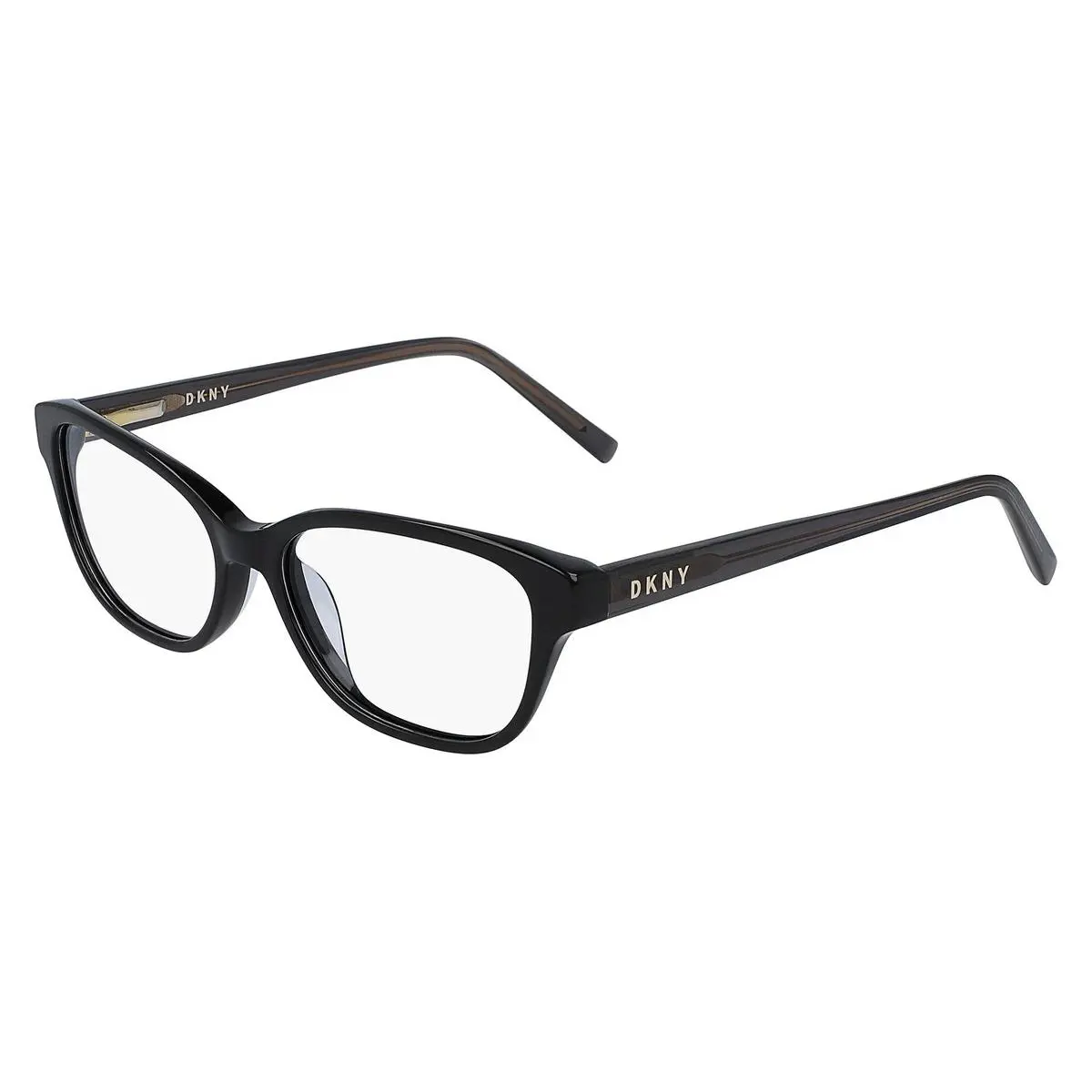 Dkny DK5011 Eyeglasses Women Black with Black Square 52mm by DKNY