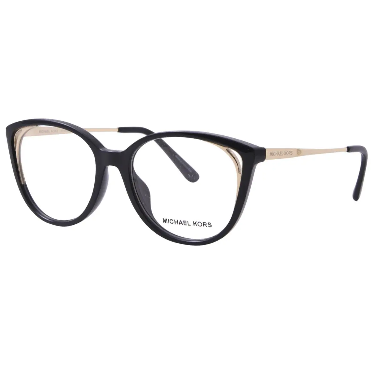 Riga MK4086U 3005 Eyeglasses Frame Women`s Bio Black Full Rim 52mm by Michael Kors