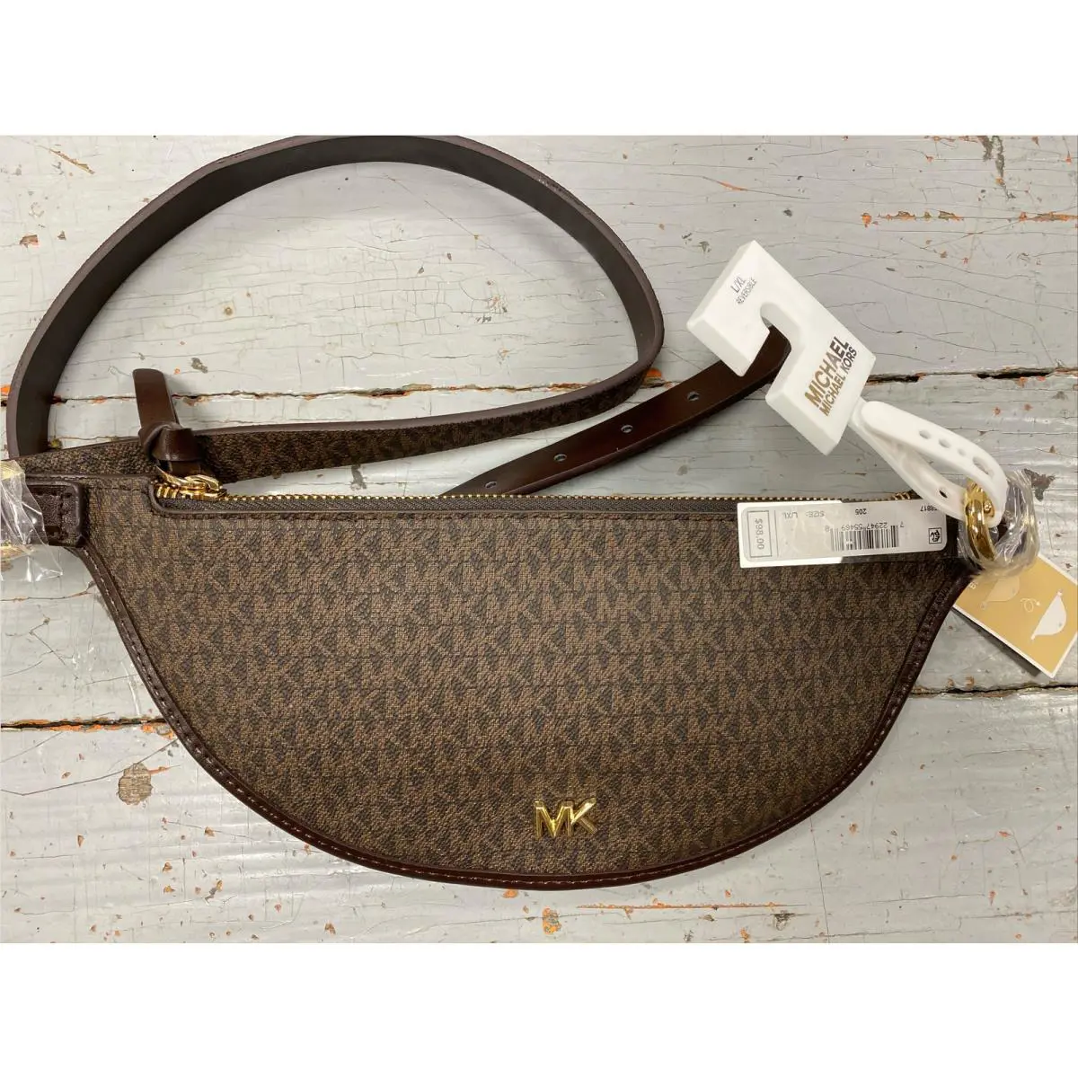 Michael Kors Leather Reversible Fanny Pack L/xl