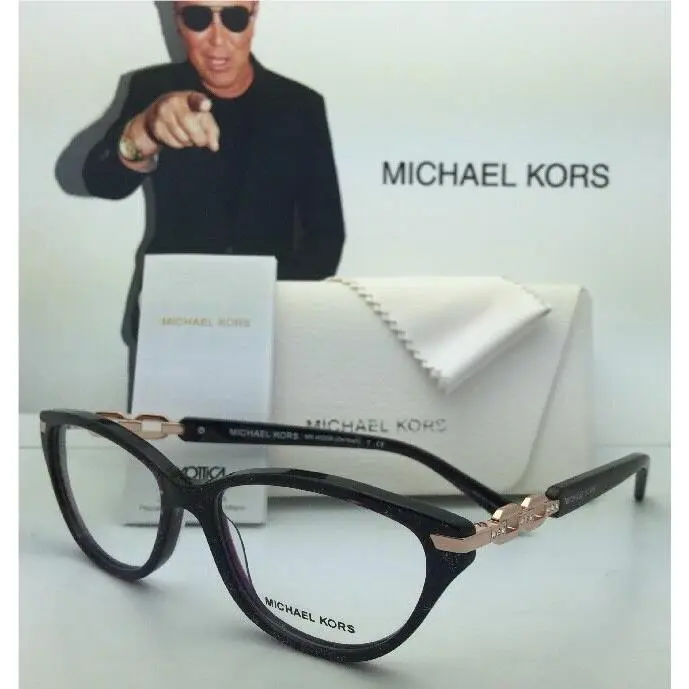 Michael Kors Eyeglasses Zermatt MK 4020B 3040 54-16 Pink Sparkle Rose Gold