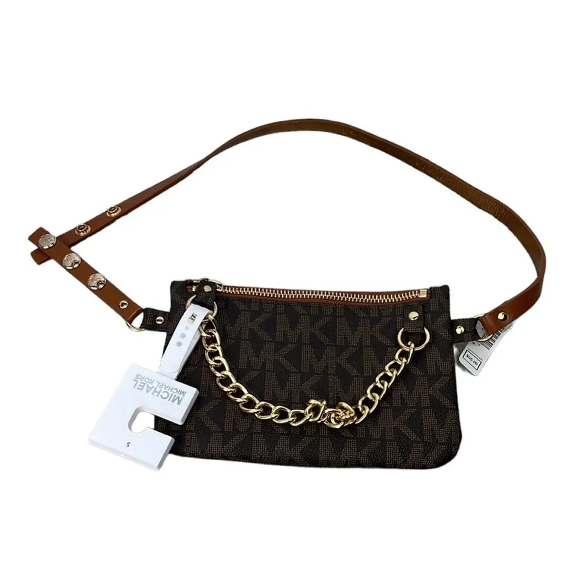 Michael Kors MK Fanny Pack Signature Belt Bag Small