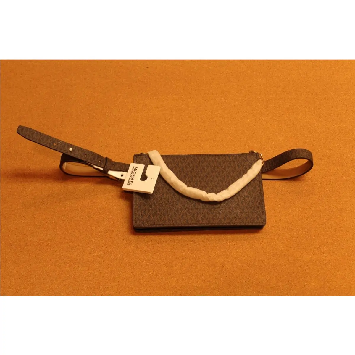 Michael Kors Fanny Pack - Chocolate Color - Size Large