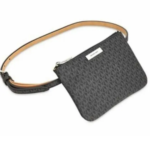 Michael Kors Black Signature Fanny Pack Women`s Handbag L67713