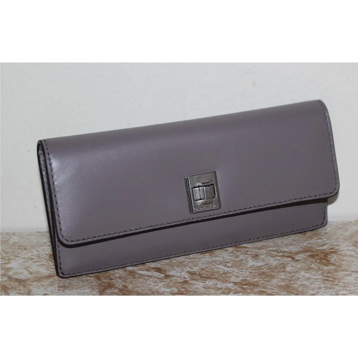 Kors Natalie Cinder Leather Flat Wallet