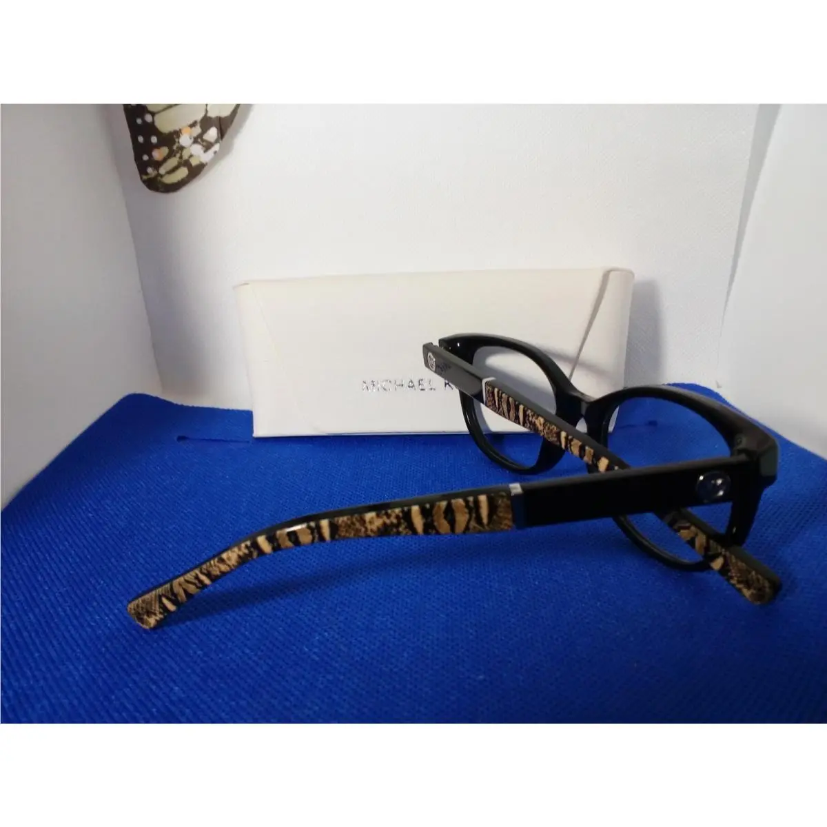 Michael Kors MK 4032 Rania Iii 3168 Black Round Eyeglasses 49-17 Med Size