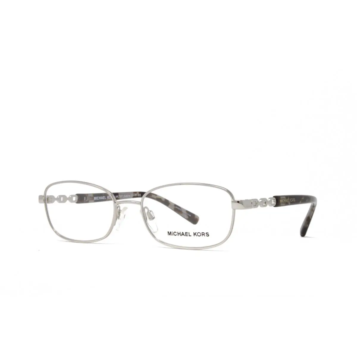 Michael Kors Optical Women`s Rectangular Eyeglasses MK7007 1027 Silver 51mm