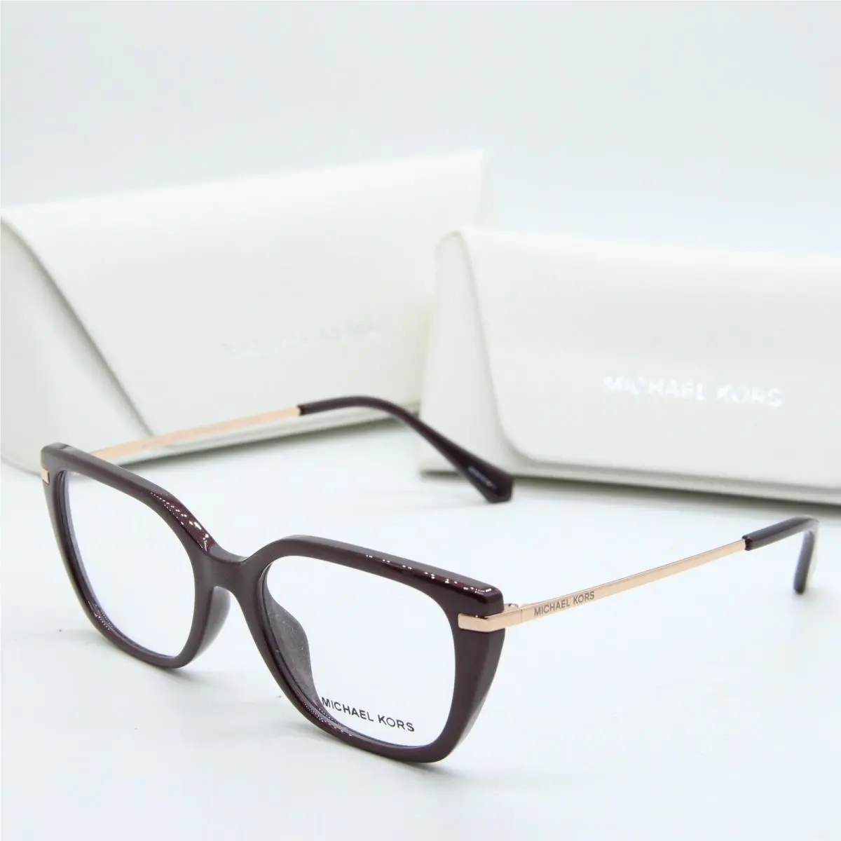MK3083U Bergen 3255 Burg Gold Frames Eyeglasses 51-17 by Michael Kors