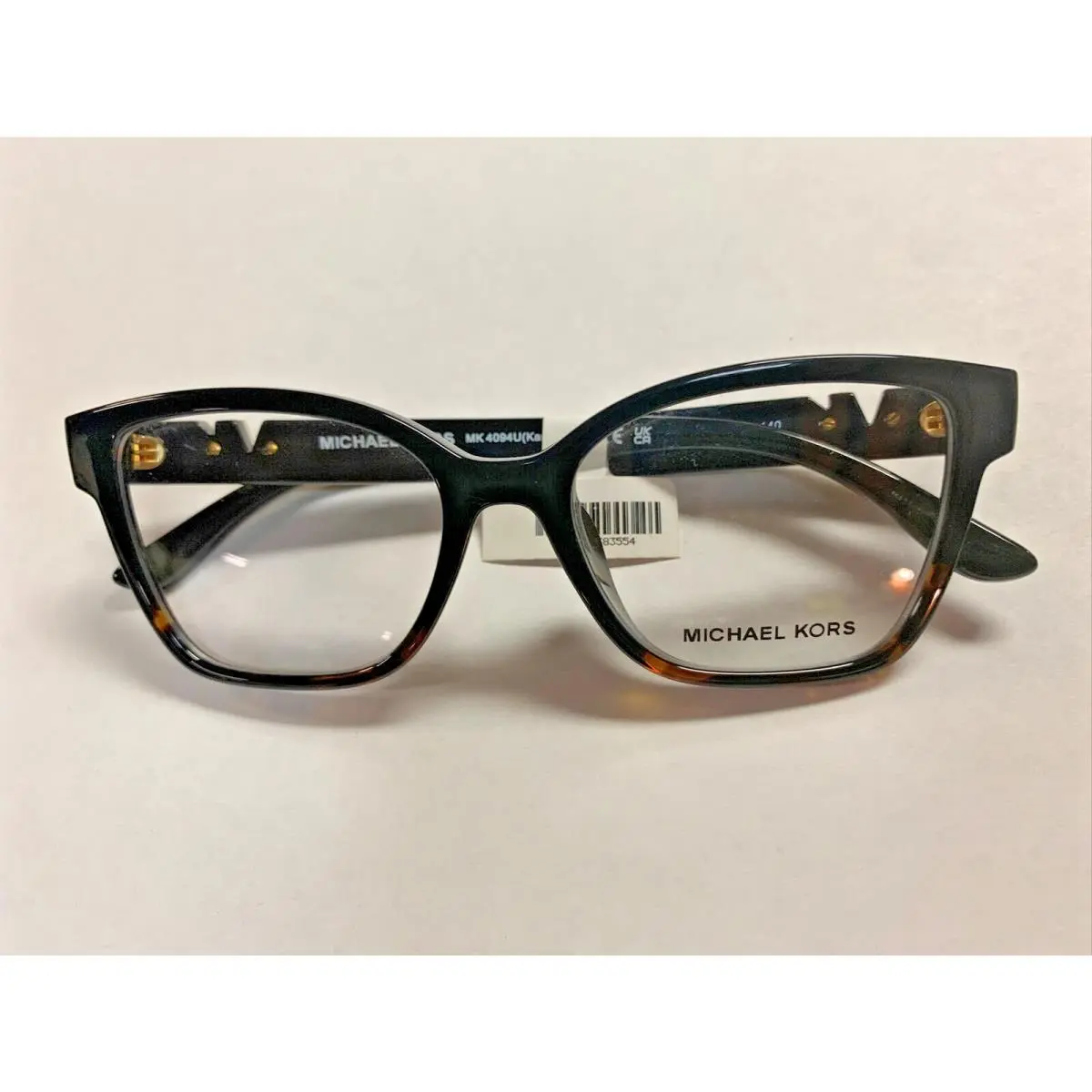 Michael Kors Eyeglasses MK4094U Karlie 3912 Havana Frame Demo Lens 51-16-140