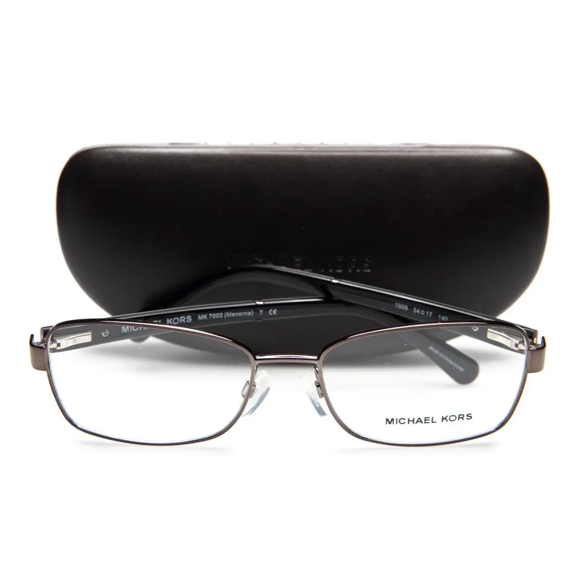Michael Kors MK 7003 Menorca 1009 Gunmetal Eyeglasses Frame 54-17-140 B36mm