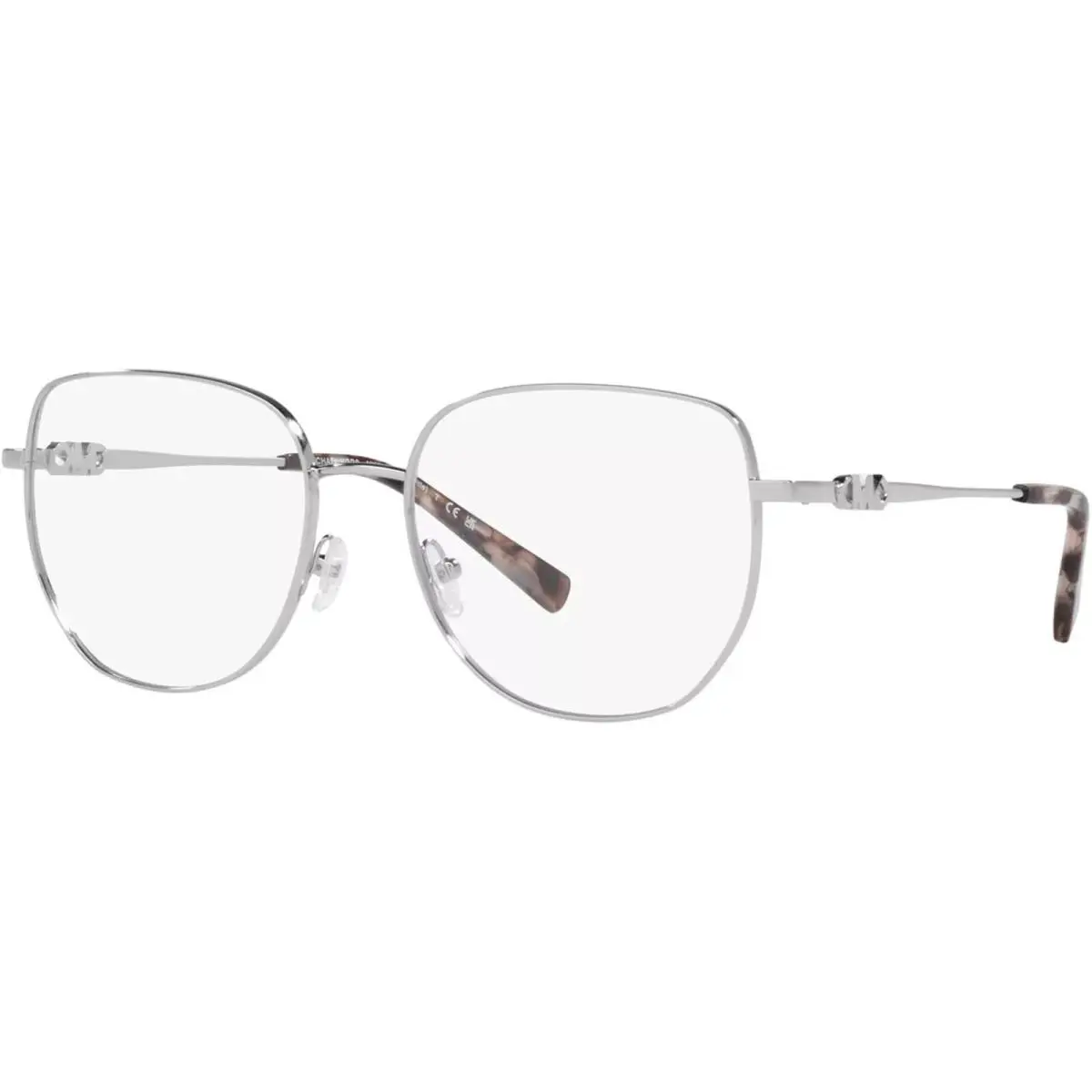 Women`s Eyeglasses Silver Metal Square Frame Demo Lens MK3062 1153 by Michael Kors