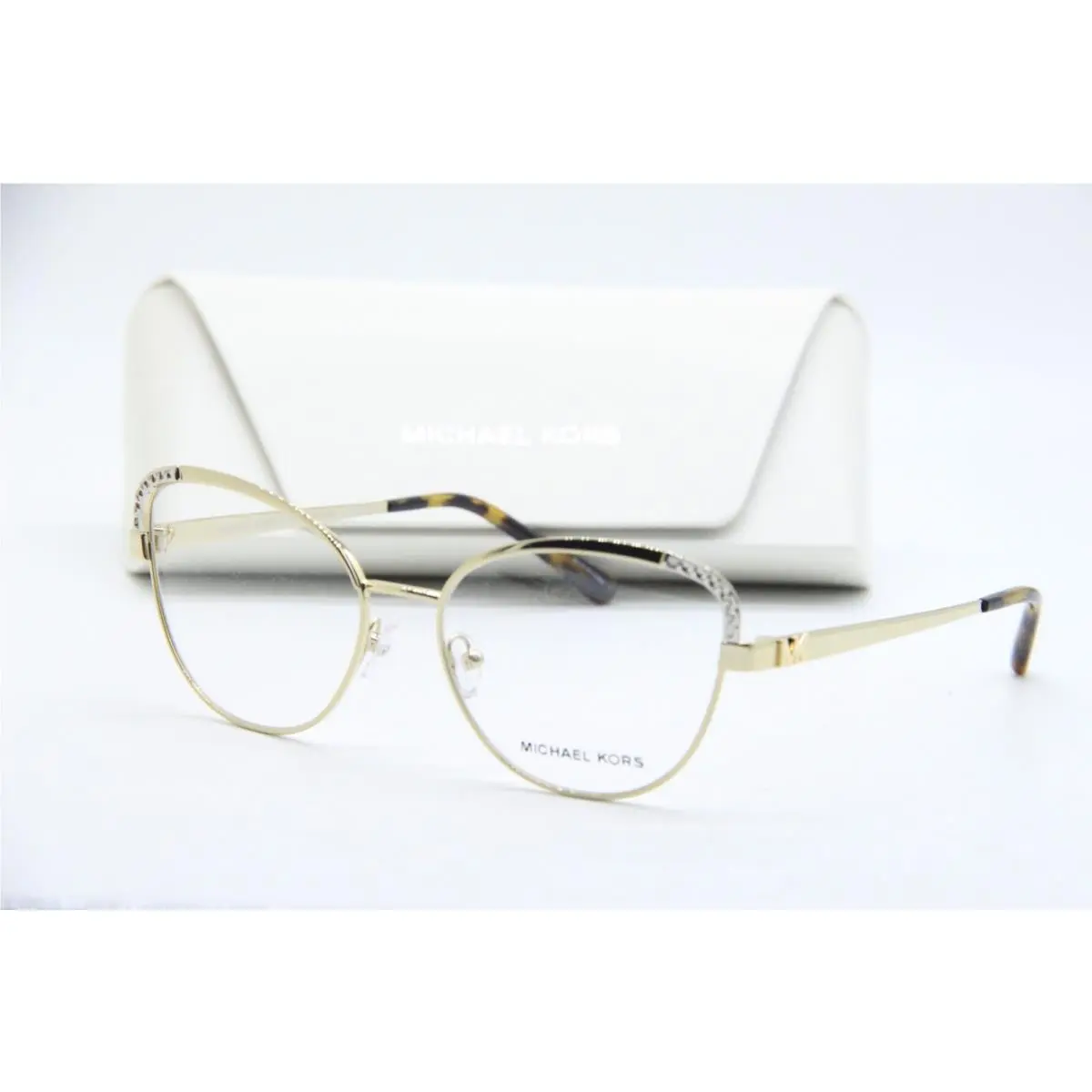 Michael Kors MK 3051 Andalusia 1014 Gold Eyeglasses W/case 53-16