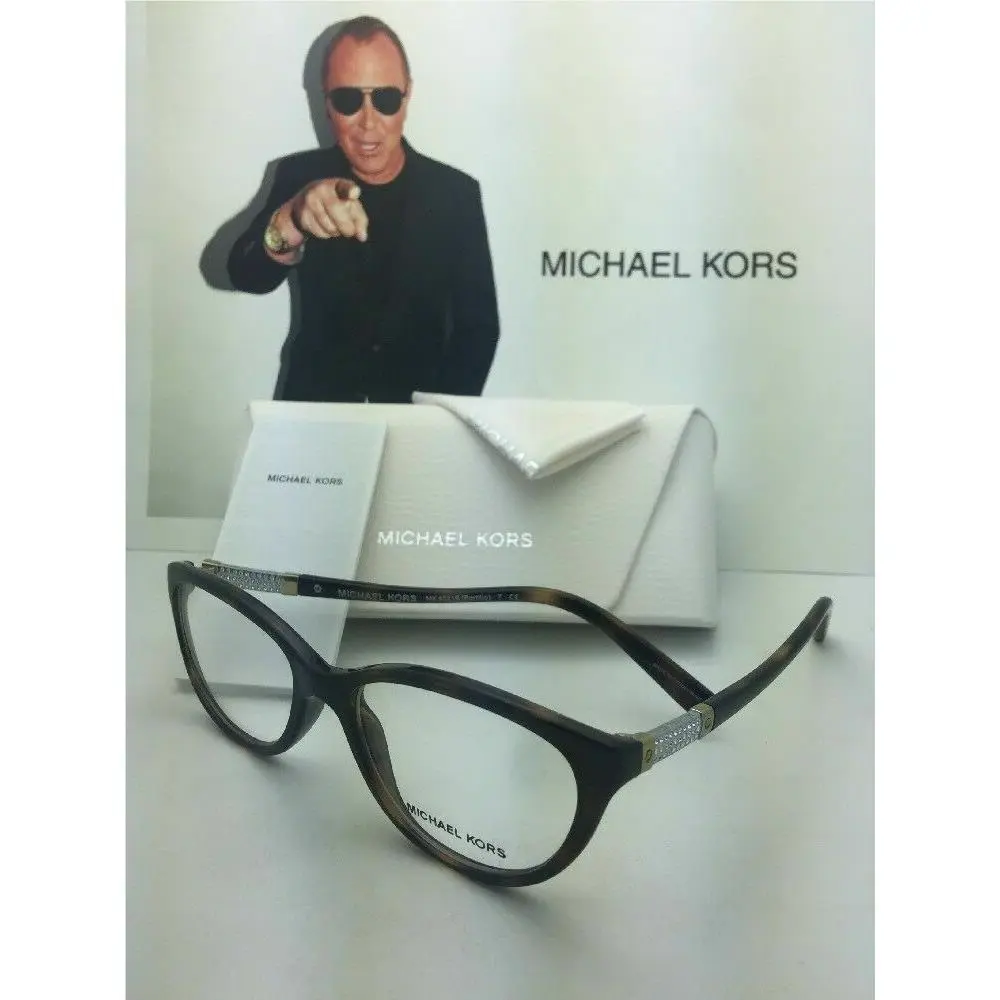 Eyeglasses Portillo MK 4021B 3046 52-16 Tortoise Gold Silver by Michael Kors