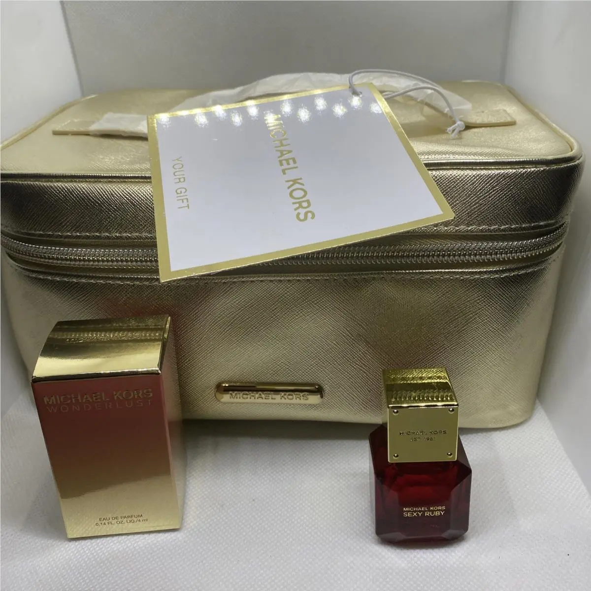 Michael Kors Exclusive Bag with Perfume Kit Set For Christmas Holiday Collection