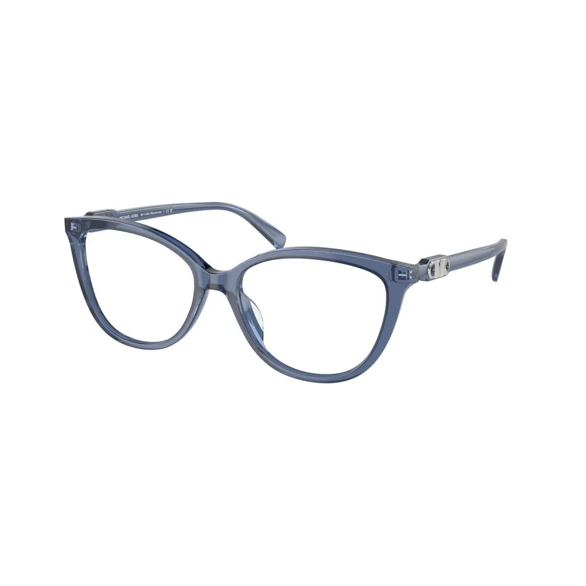 MK 4109U Westminster Blue Transparent 3956 Eyeglasses by Michael Kors