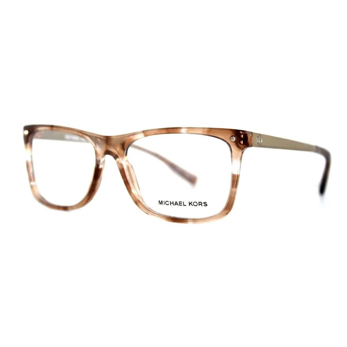 Michael Kors MK 4040 3241 Iza Brown Clear Eyeglasses 52-16-135 MM