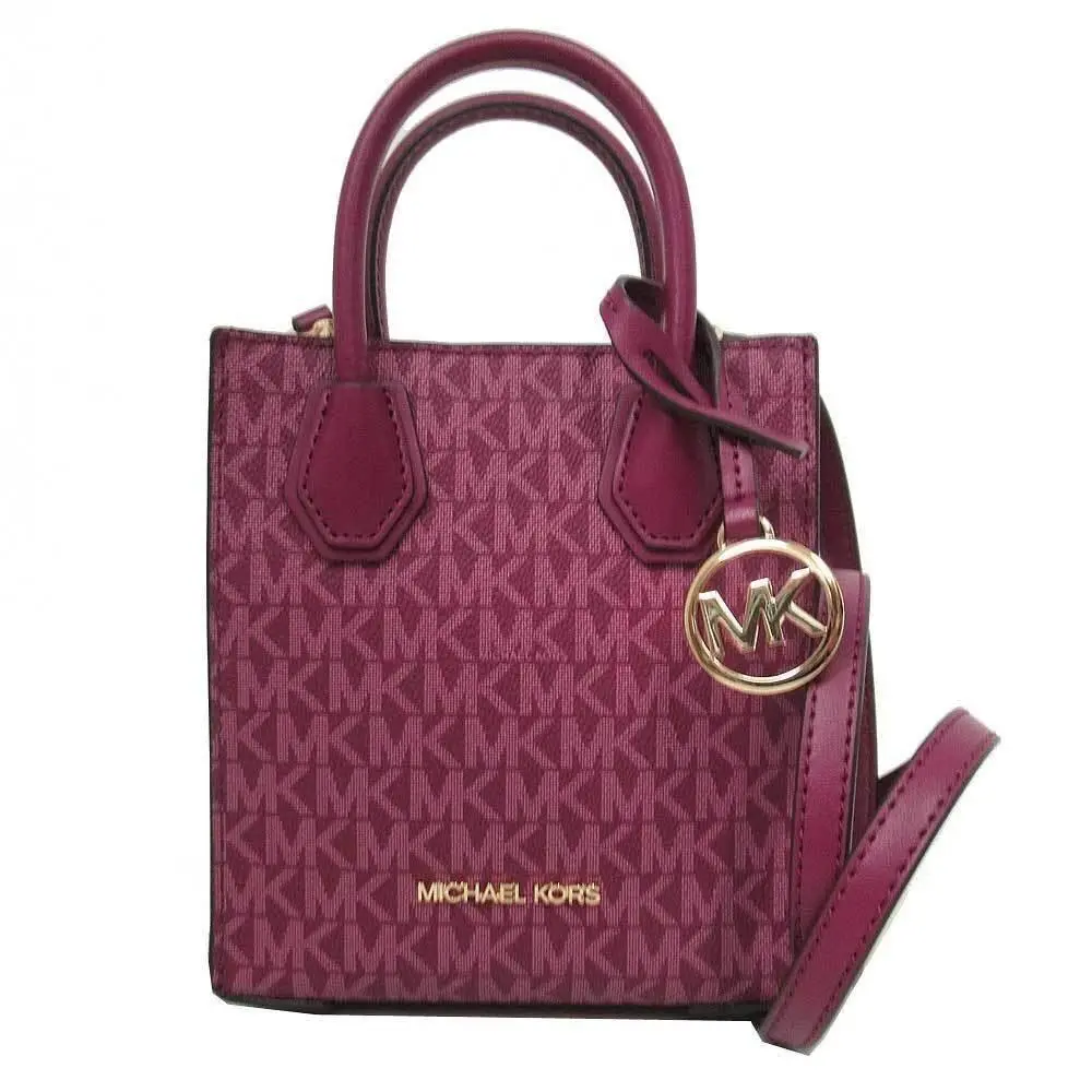 Michael Kors Mercer XS NS Shopper Crossbody Purple Bag 35T1GM9C0I Purse