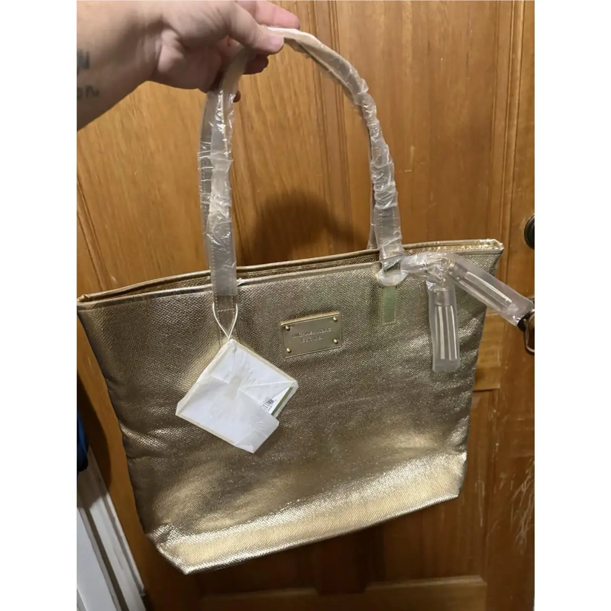 Gold Tote Bag Purse Perfume Fragrance by Michael Kors