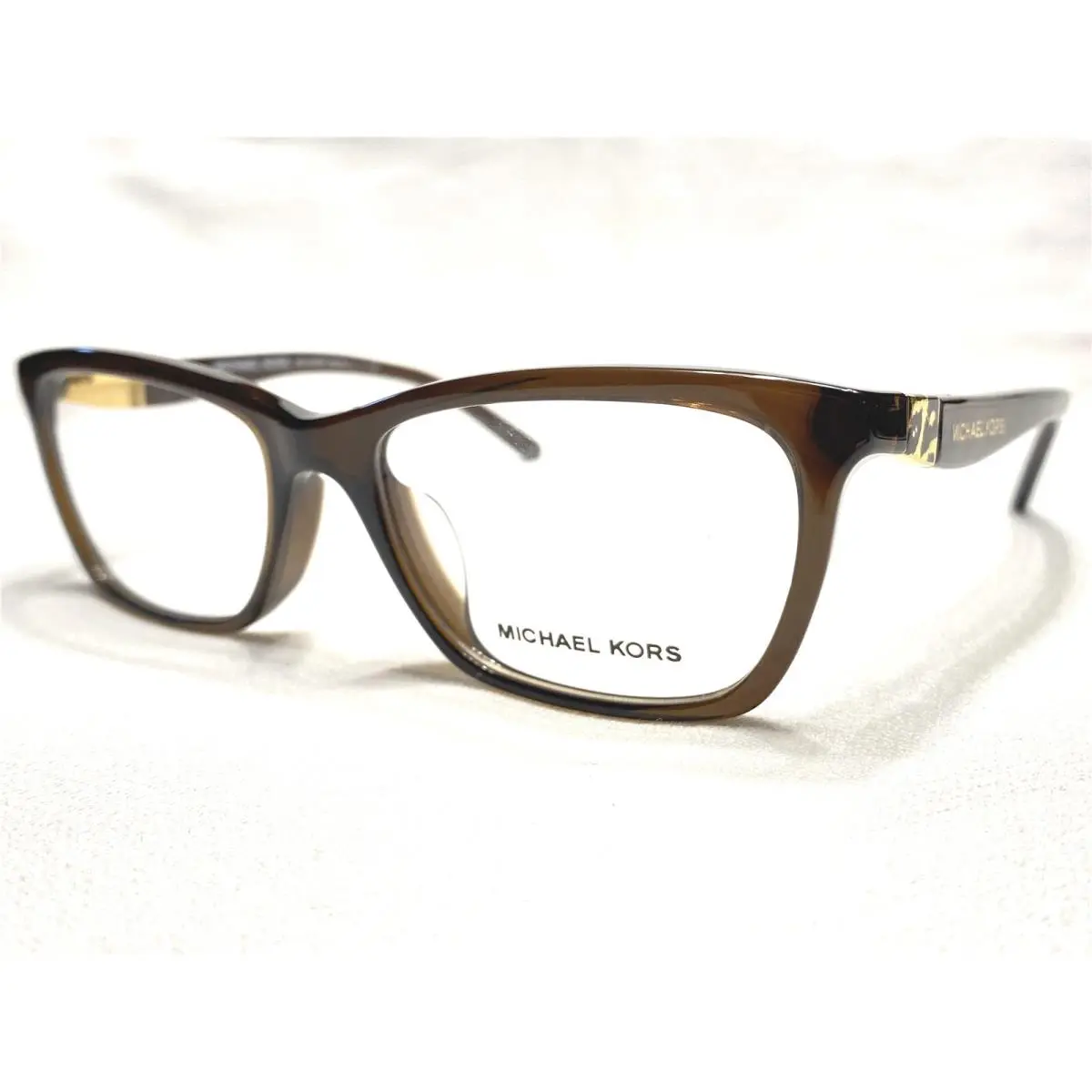 Michael Kors MK4026F 3085 Sadie V Womens Brown Gold Eyeglasses Frames 53mm
