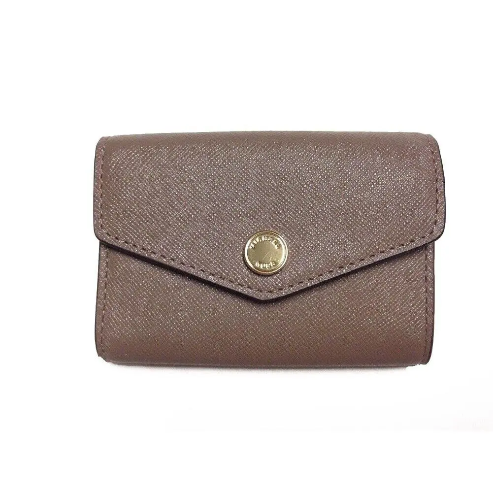 Michael Kors Women`s Saffiano Color Block Dark Dune Leather Coin Purse