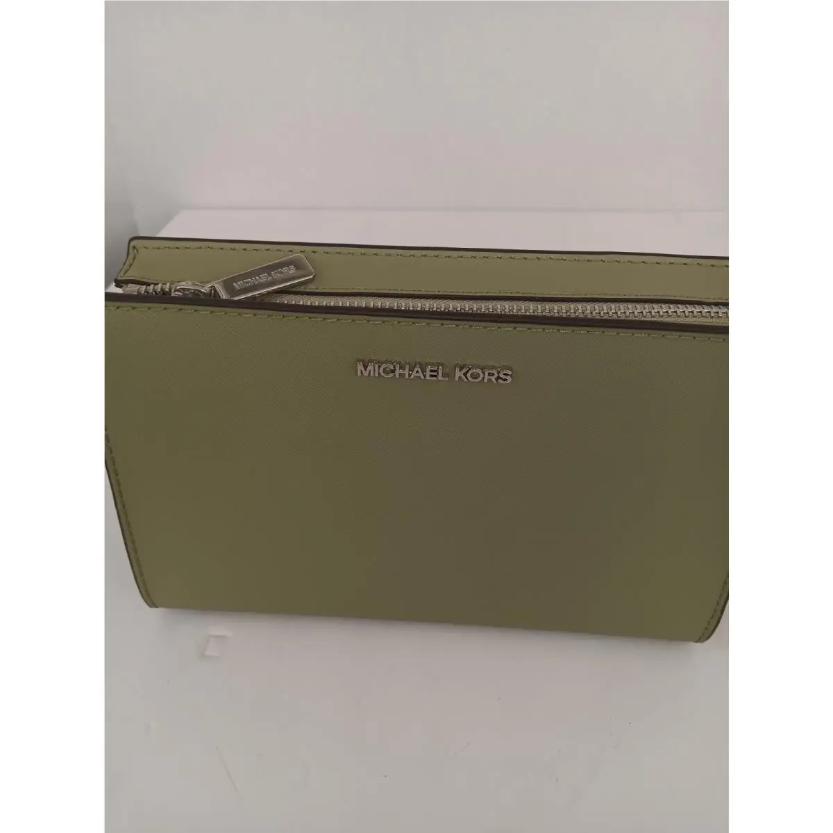 Purse Michael Kors Sheila Small EW East West Top Zip Crossbody Non-leather Vegan