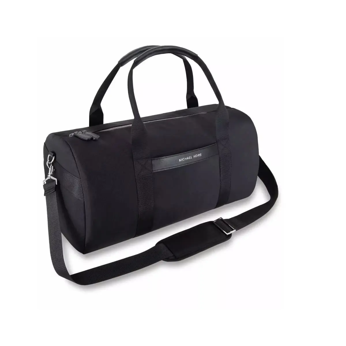Michael Kors Lautner Unisex Black Duffel Bag In Nylon