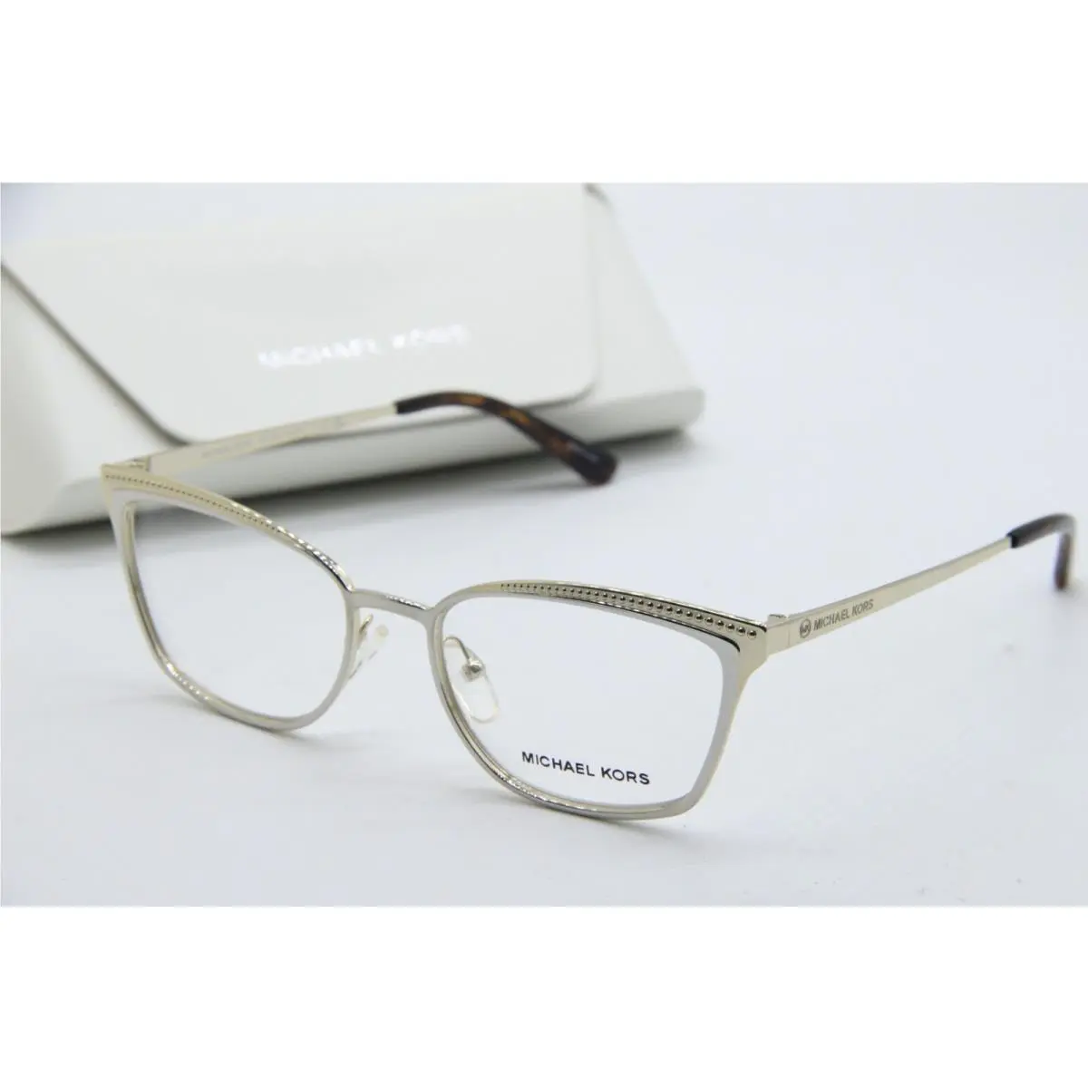 Michael Kors MK 3038 Vallarta 1153 Gold Eyeglasses W/case 52-17