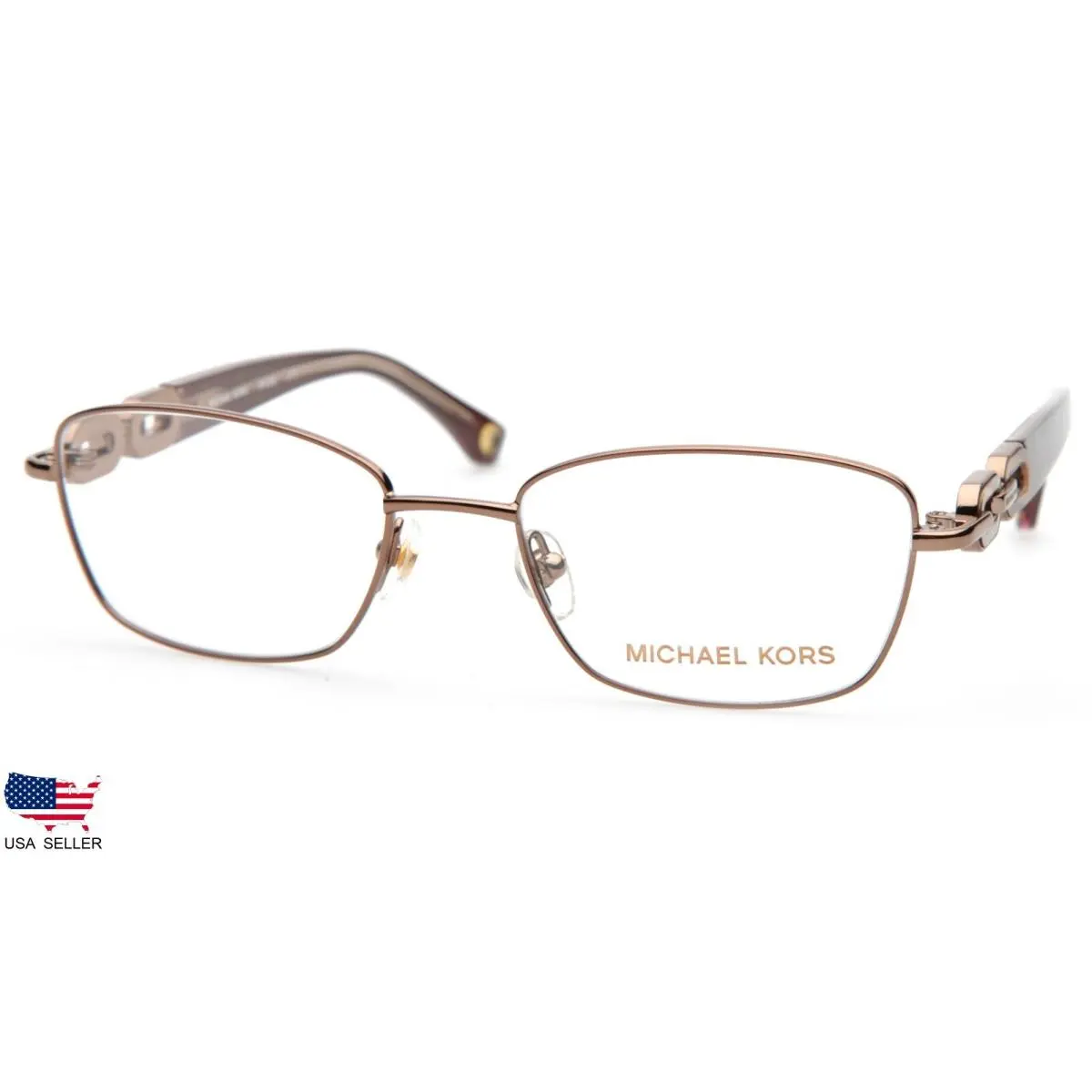 Michael Kors MK363 210 Brown Eyeglasses Glasses 50-17-130 B33mm Display Model