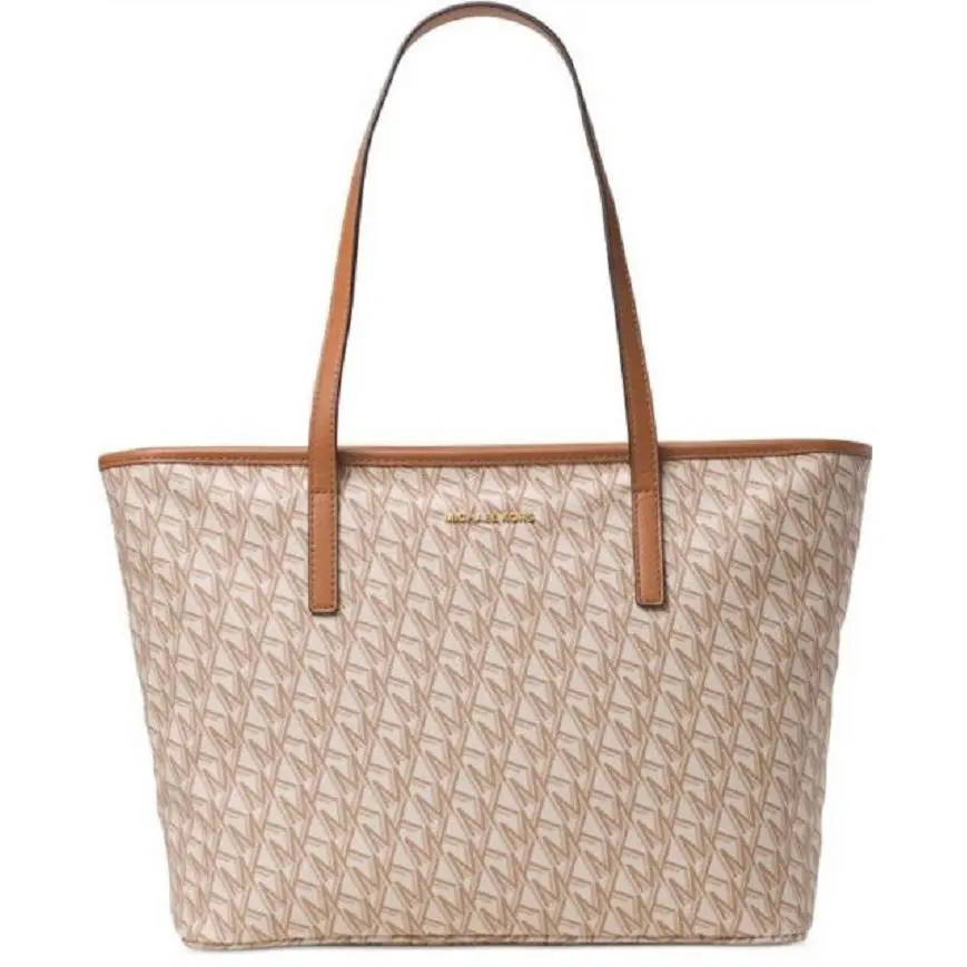 Michael Kors Carter Large Open Tote Bag Buttercup Gold Yellow Polyurethane