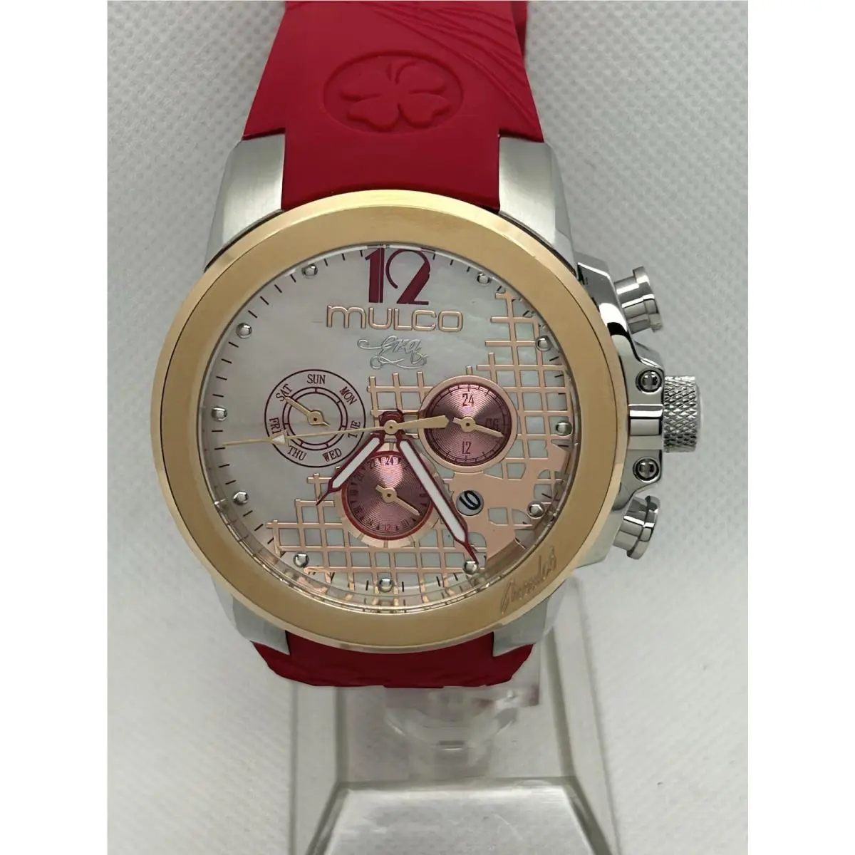 Mulco Era Women`s - Unisex Chronograph Day/date Swiss Red Watch MW3-22899-113