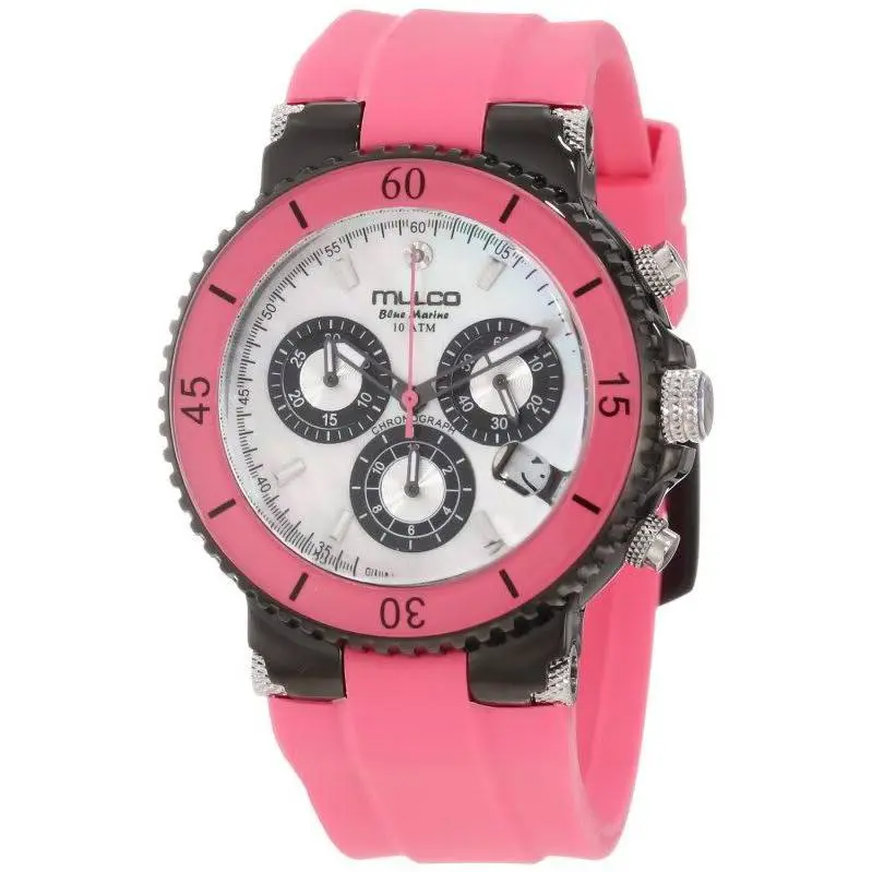 Mulco Unisex MW3-70604-088 Fashion Analog Swiss Movement Silicone Band Watch