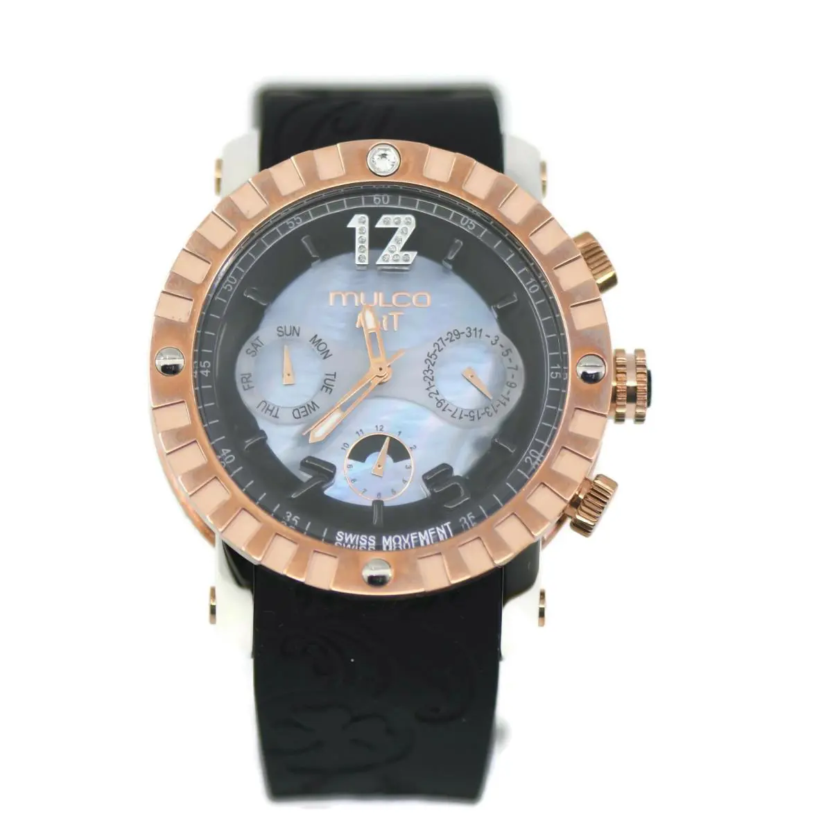 Mulco Nuit Two Tone Stainless Steel Watch MW51876023 - Band: Black