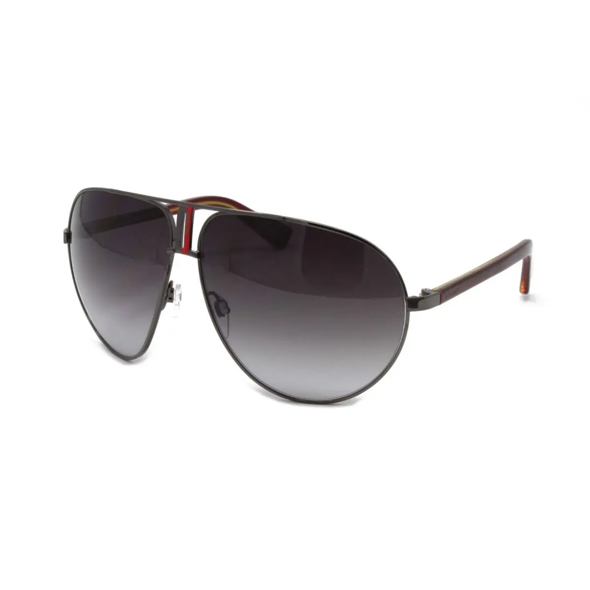 Just Cavalli Sunglasses Unisex Aviator JC508S 13B Dark Gunmetal/red 62mm
