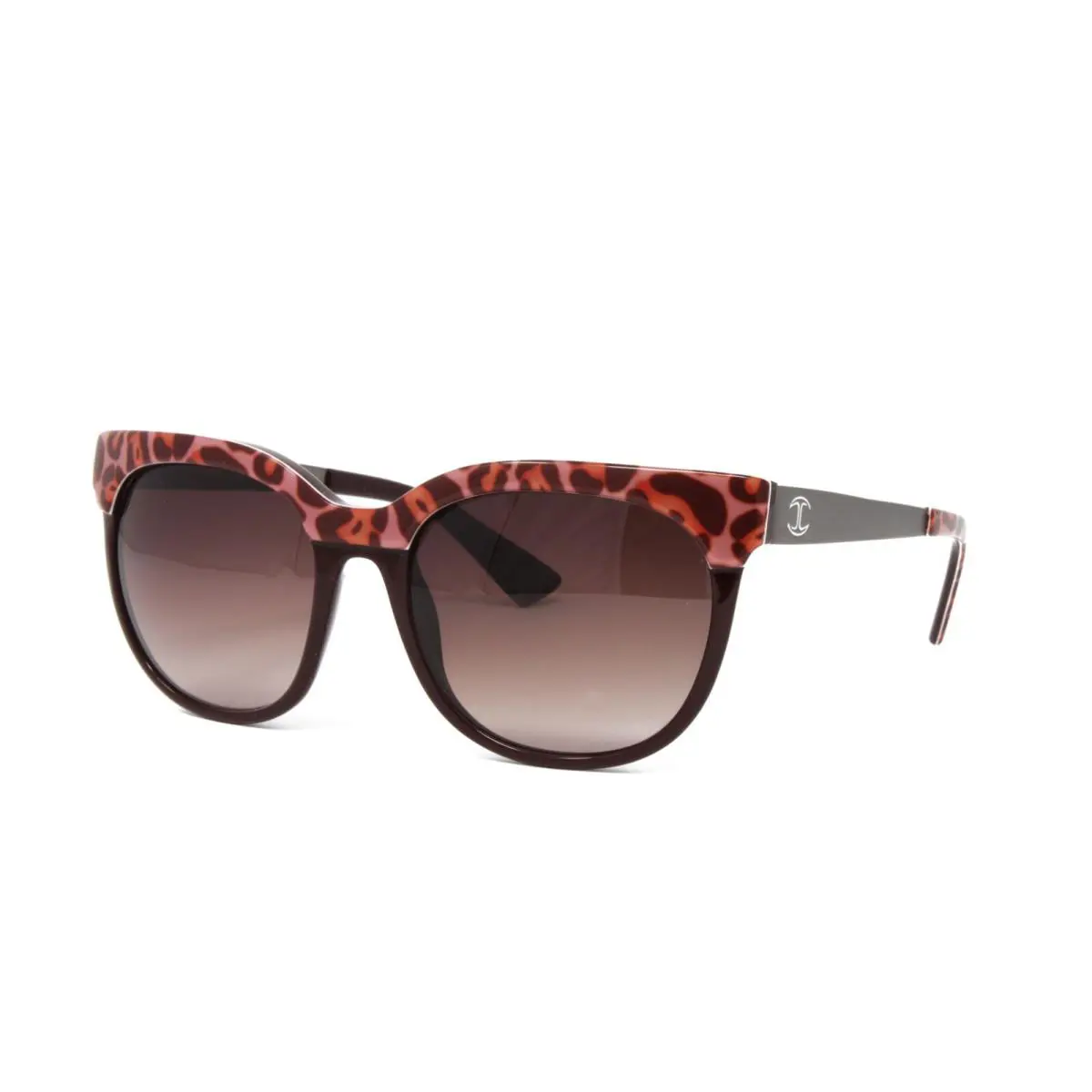 Just Cavalli Women`s Sunglasses JC501S 71F Burgundy 54mm Brown Gradient Lens