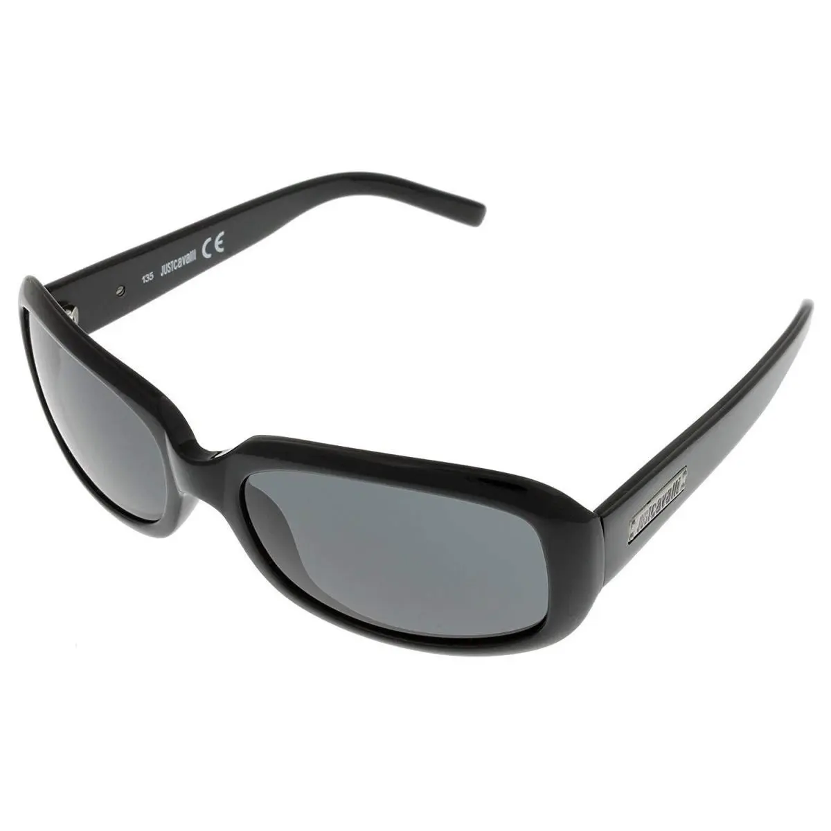 Just Cavalli Sunglasses Women Black Gray Rectangular JC259S 01A Fashion Designer