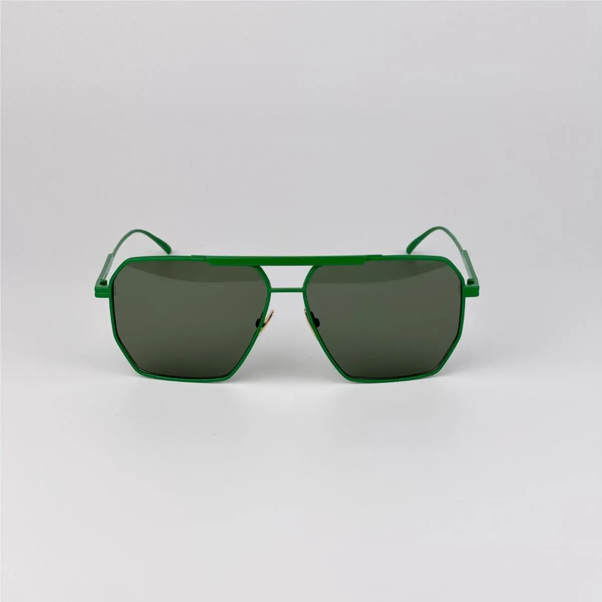 Bottega Veneta Men Sunglasses Green Pilot BV1012S 006