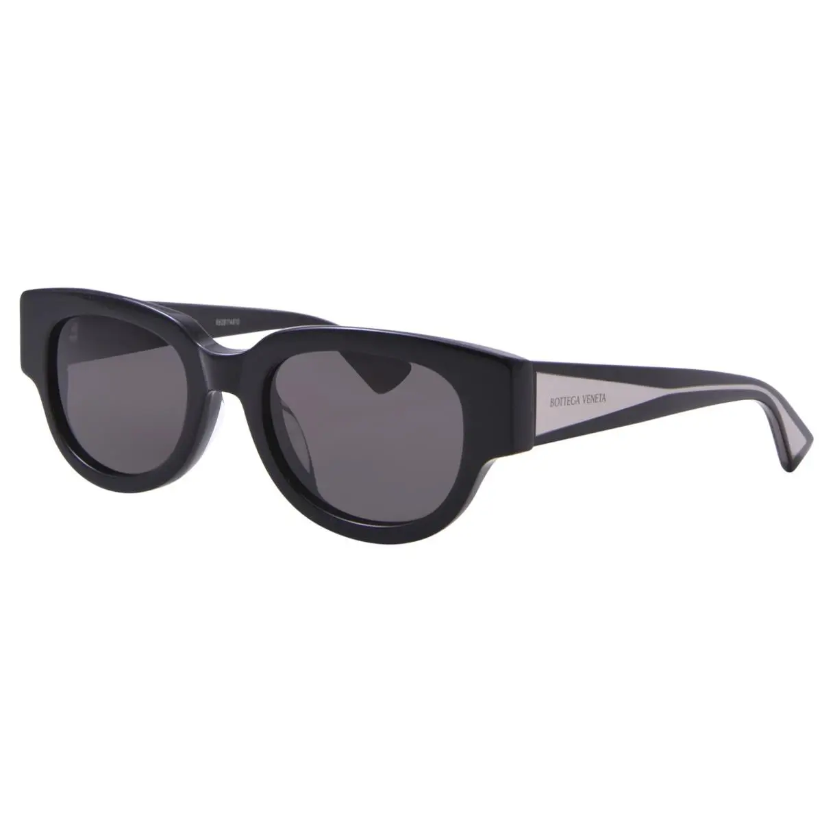 BV1278SA 001 Sunglasses Women`s Black/grey Lenses Cat Eye 52mm by Bottega Veneta