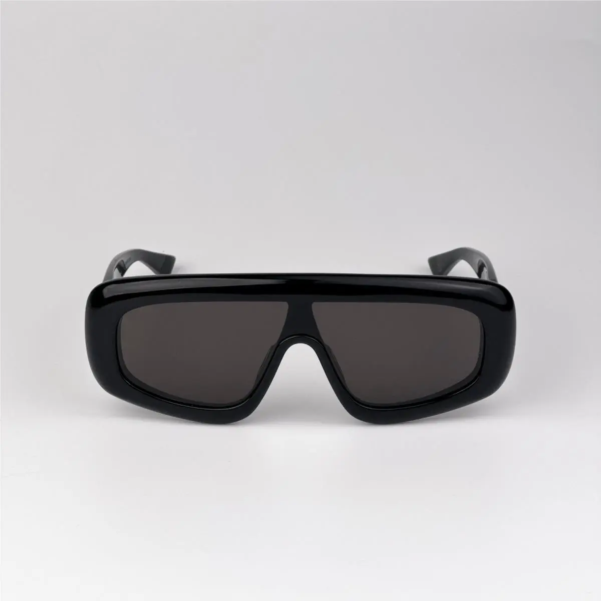 Bottega Veneta Men Sunglasses Black Grey Shield BV1281S 001 - Frame: Black, Lens: Grey