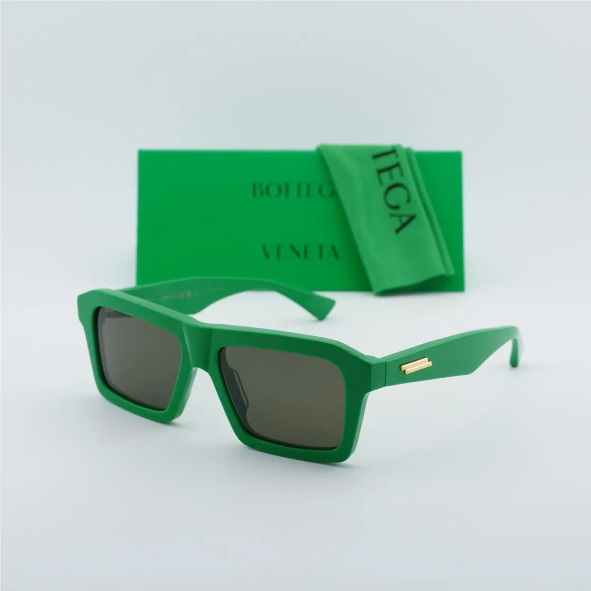 Bottega Veneta BV1213S 003 Green/green 55-16-145 Sunglasses - Frame: Green, Lens: Green, code: 003