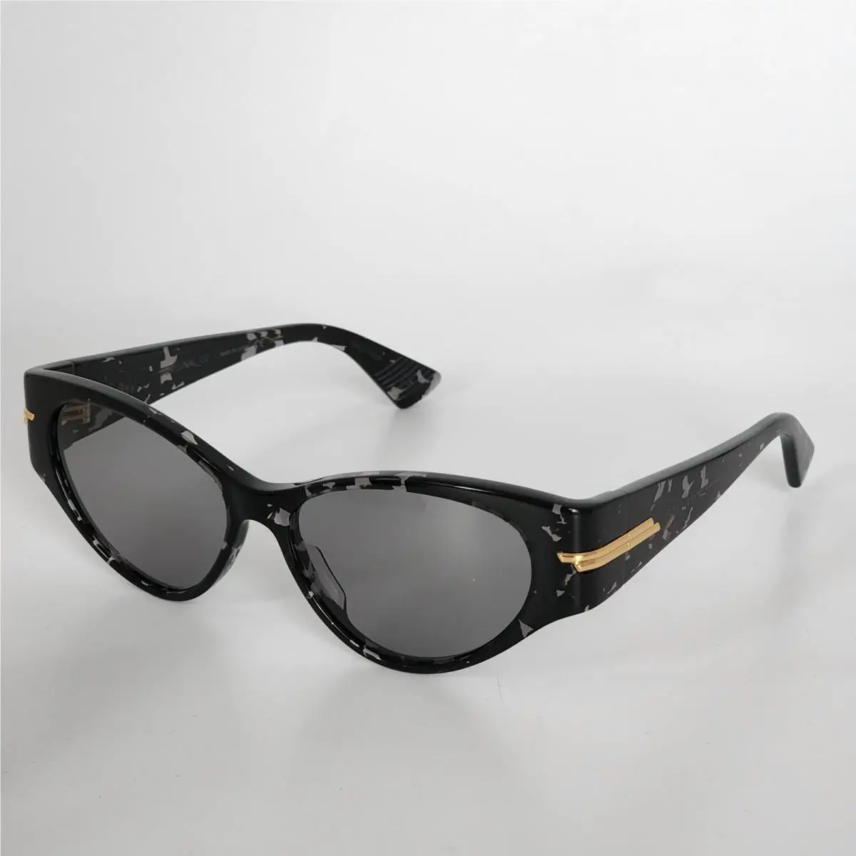 Bottega Veneta BV1002S 002 Havana/gold/grey Lens 55 mm Sunglasses