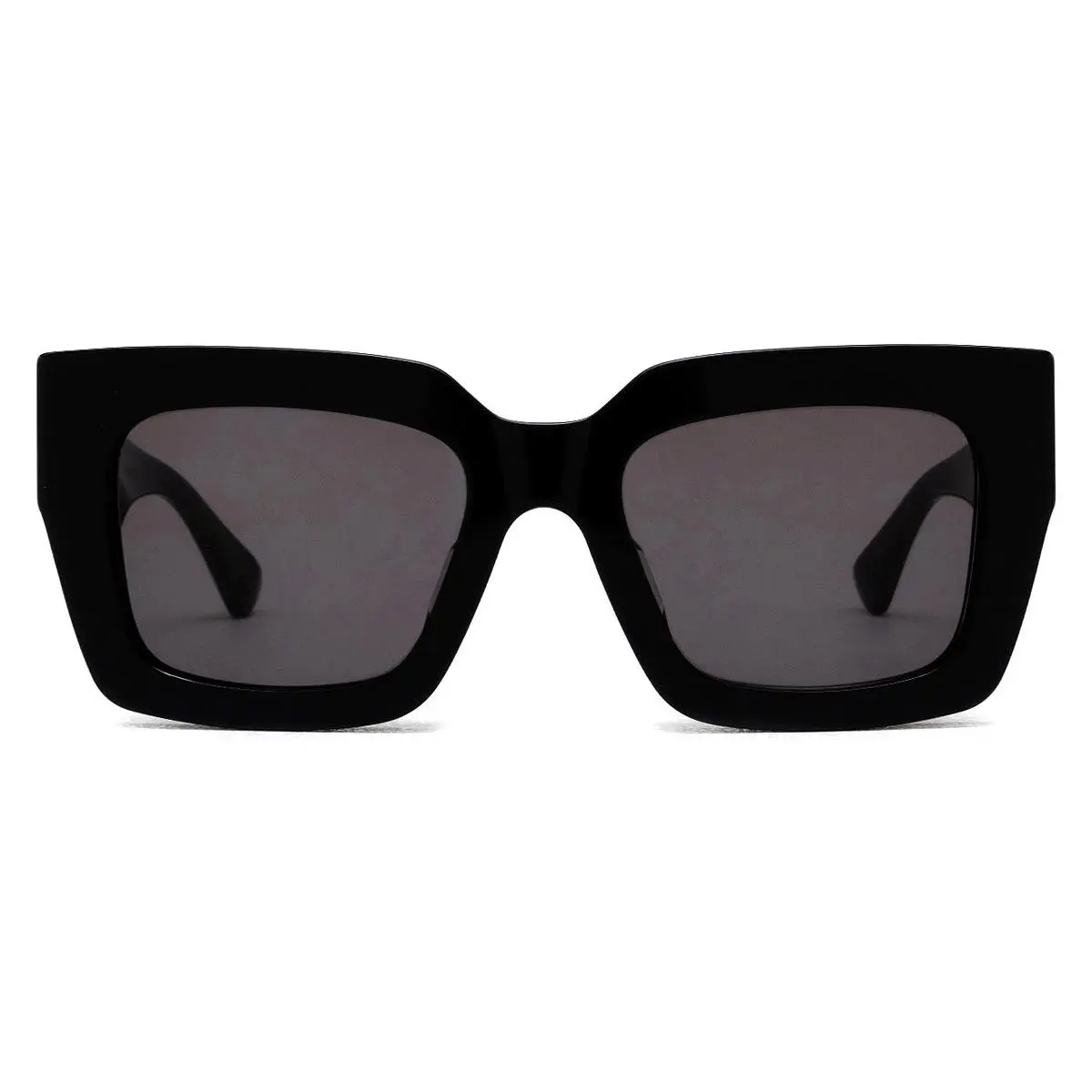 Bottega Veneta BV1212S Sunglasses Black Gray Square 52mm